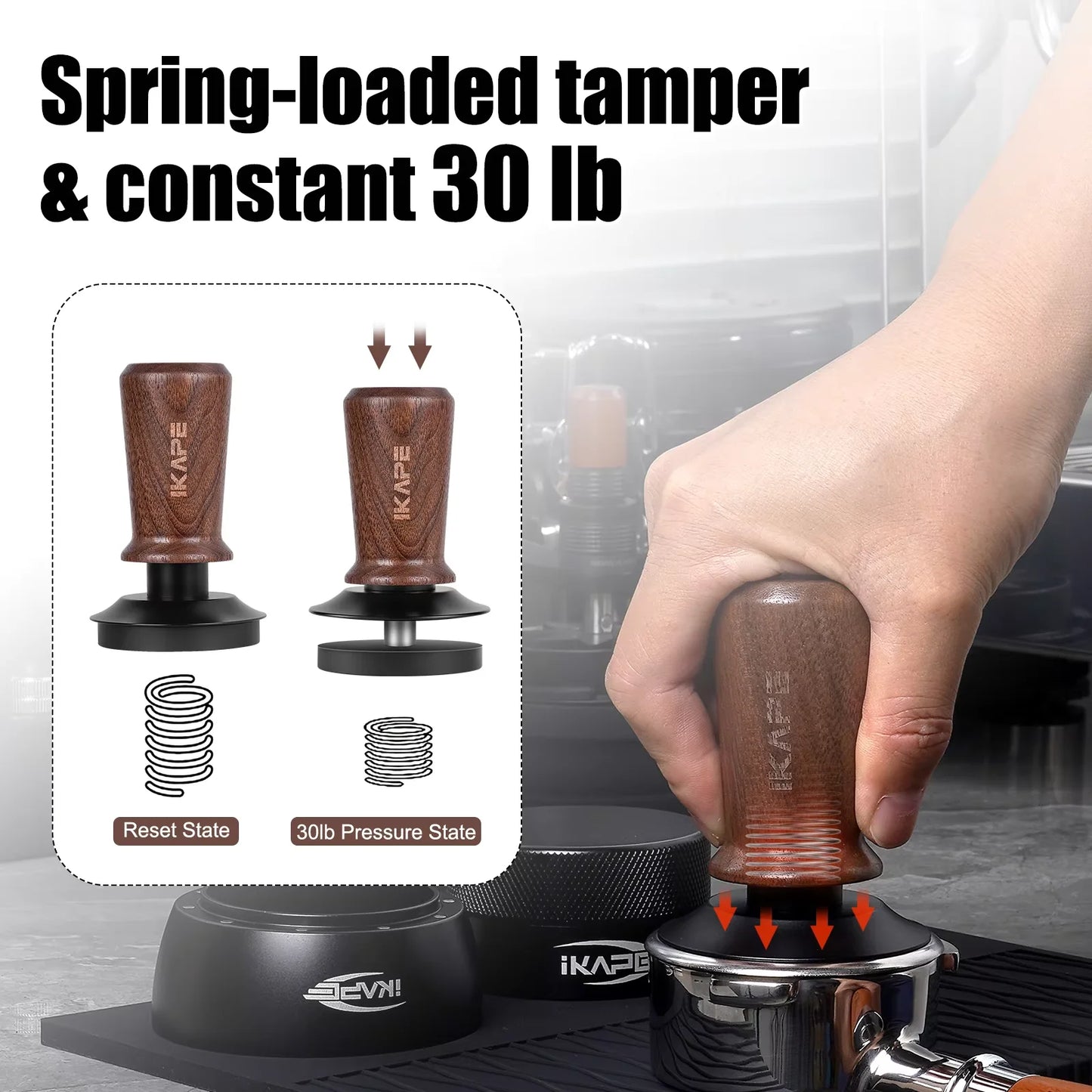 Espresso Tool Kit 5-Piece Set 58mm Tamper Distributor