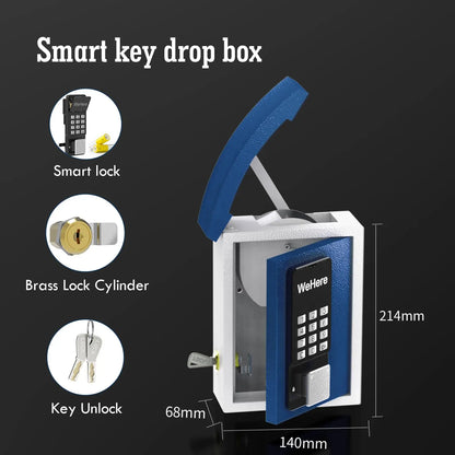 Smart Key Lock Box with Bluetooth App and Gateway Access