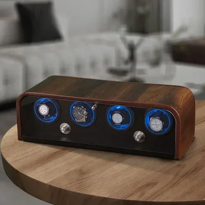 Rotating 4 Slot Watch Winder for Mechanical Watches