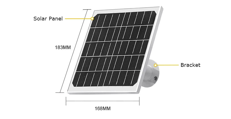 White 60X Zoom Dual-Lens WiFi Solar Security Camera 128GB