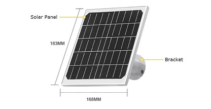 White 60X Zoom Dual-Lens WiFi Solar Security Camera 128GB
