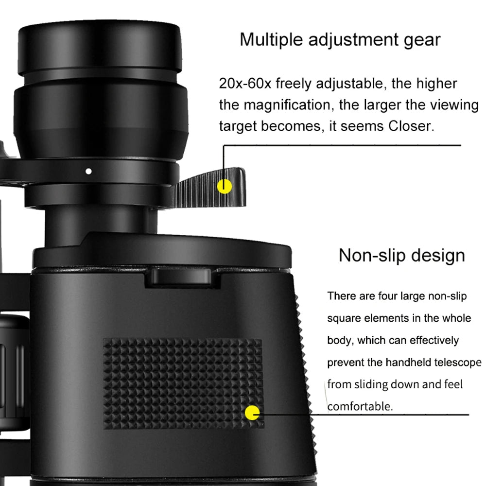 Professional 20–60x70 Hunting Telescope Binoculars