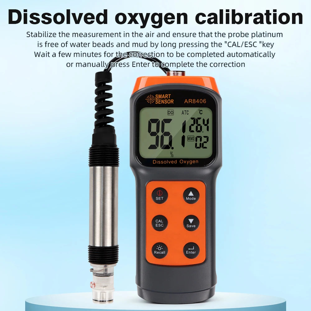 Portable DO Tester for Aquaculture and Oxygen Measurement