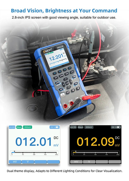 Portable Oscilloscope Multimeter AC/DC Voltage Current Tester