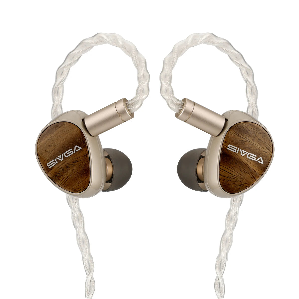 Hi-Fi Dynamic Driver Wired Earphones with Detachable Cable