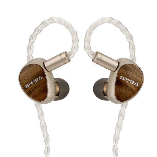 Hi-Fi Dynamic Driver Wired Earphones with Detachable Cable