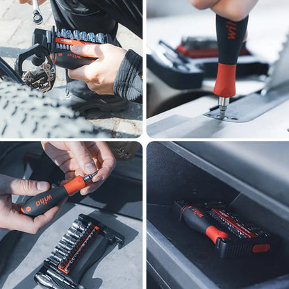 40 Piece Ratchet Drill Bit and Nut Driver Set
