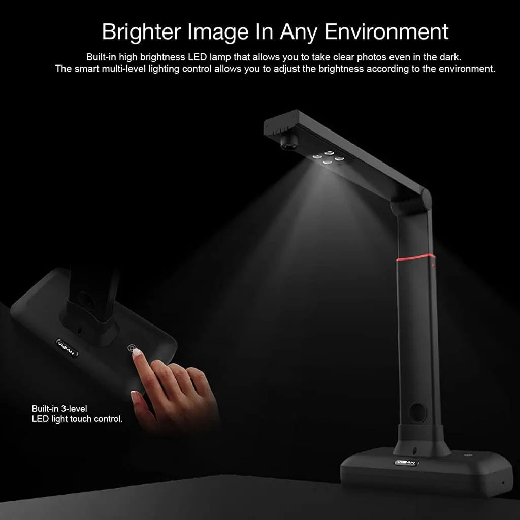 27MP Document and Book Scanner with Auto Flatten Function