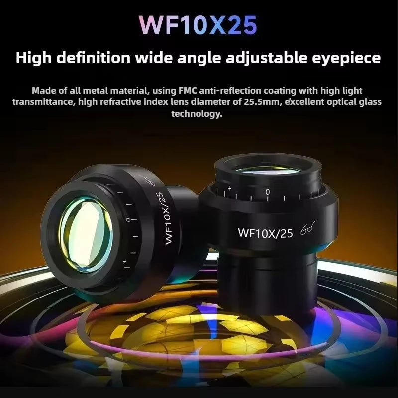 Compact Stereo Microscope for Electronics and PCB Work