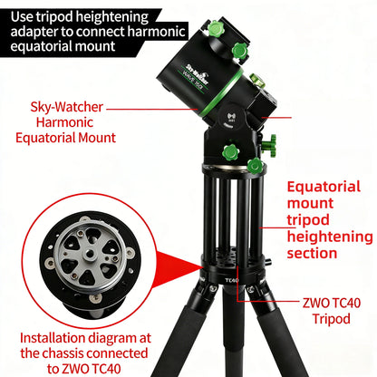 400mm Equatorial Mount Extension Pier Tripod Column