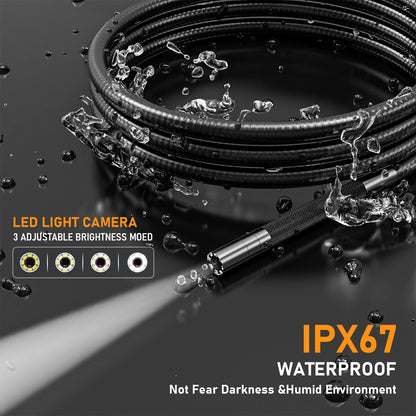 Two-Way Rotary Borescope 4.3 Inch Screen 6.2mm Probe