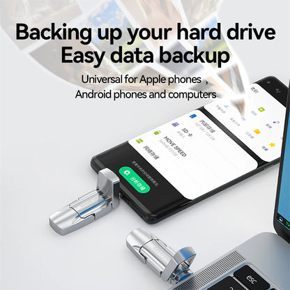 1TB High-Speed USB-C SSD Flash Drive 1000Mbps