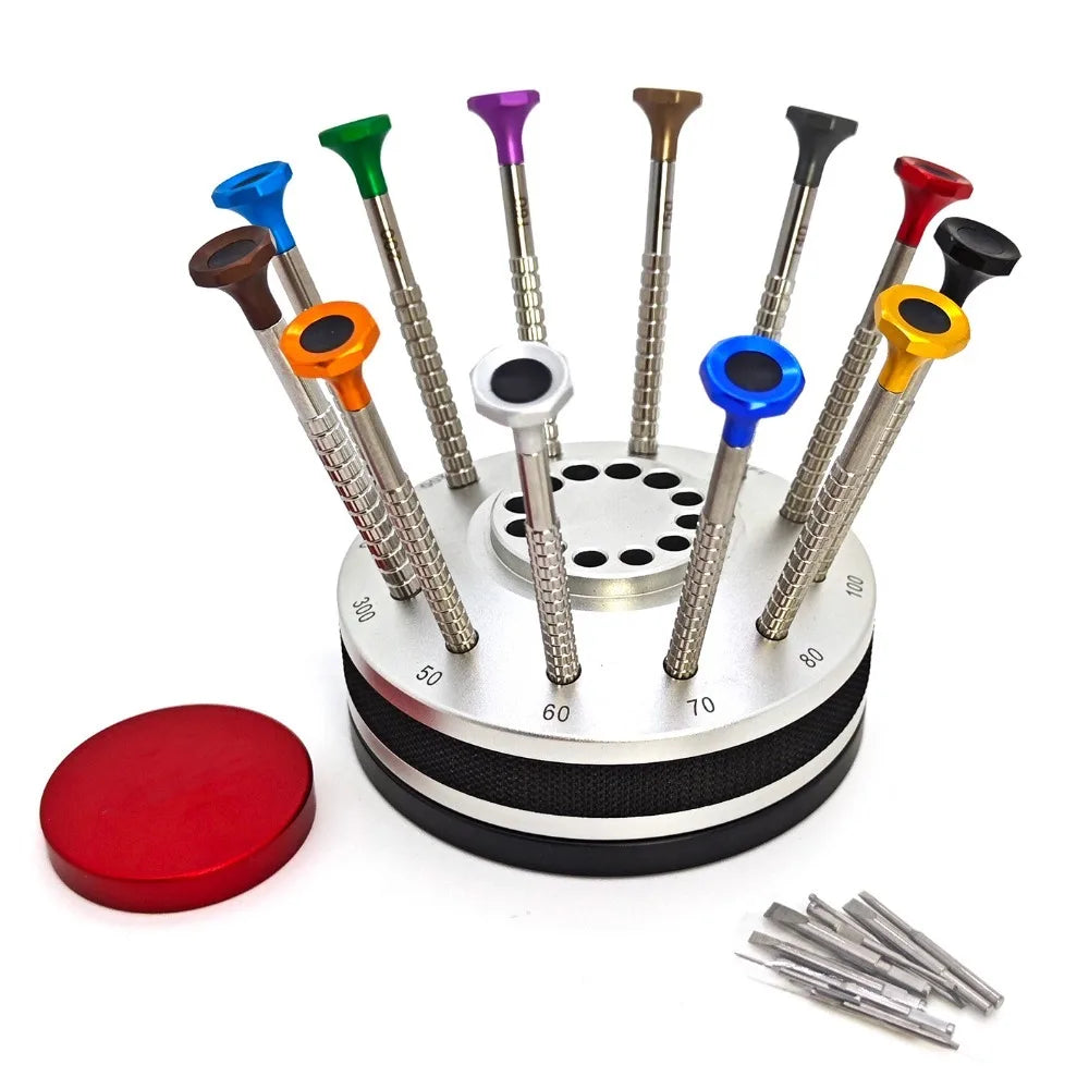 12-Piece Precision Screwdriver Set for Watch Repair