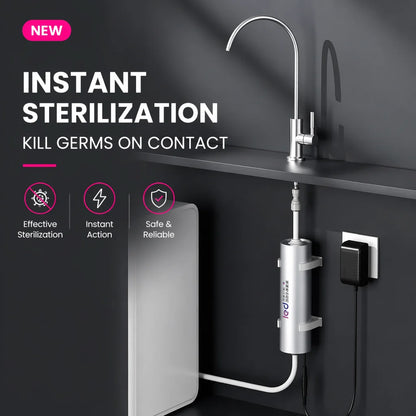 UV LED Water Filter 99.9% Reduction Under Sink System