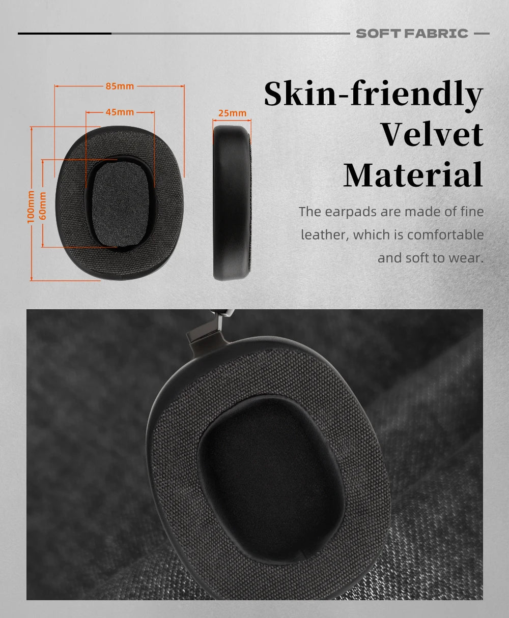High-Fidelity Open-Back Wooden Headphones 50mm Dynamic Driver