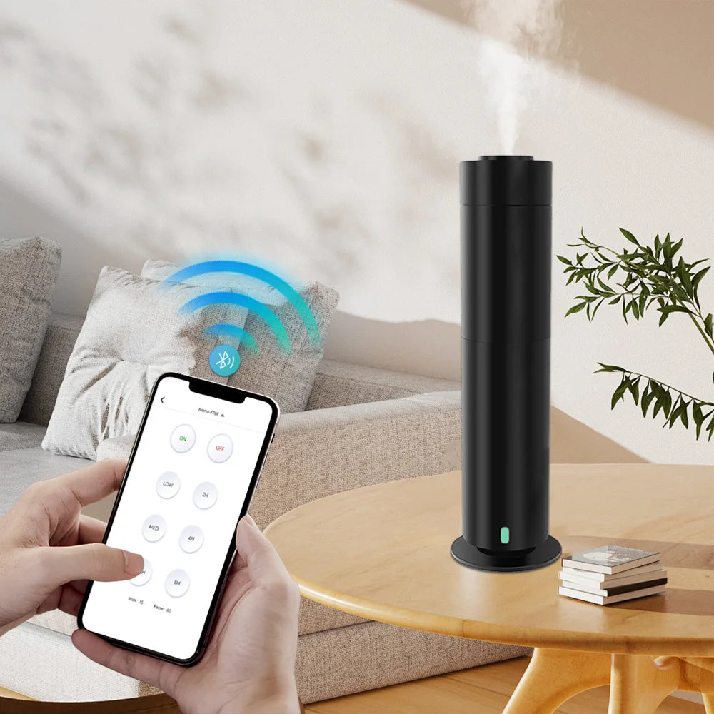 Black 120ml Bluetooth Tower Scent Diffuser with Remote Control