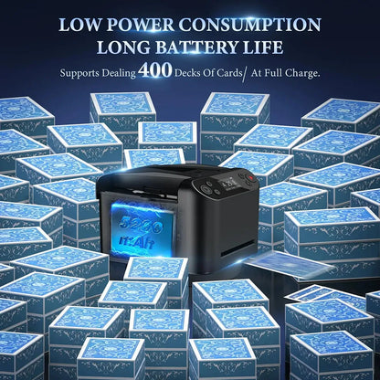 360° Rotating Automatic Card Shuffler and Dealer Machine
