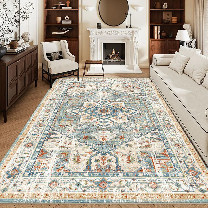 Retro Persian Boho Area Rug 140×200cm Living Room Carpet
