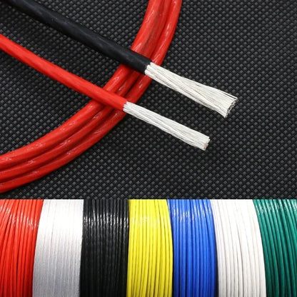 Flexible Audio Power Cable 10mm² 10m Black Insulated