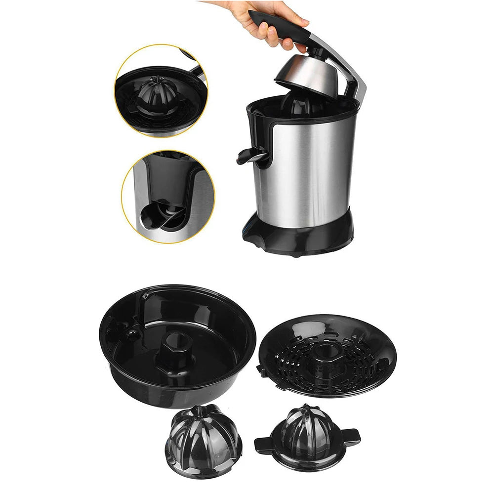Portable Electric Juicer Blender with 400ml Stainless Steel Cup