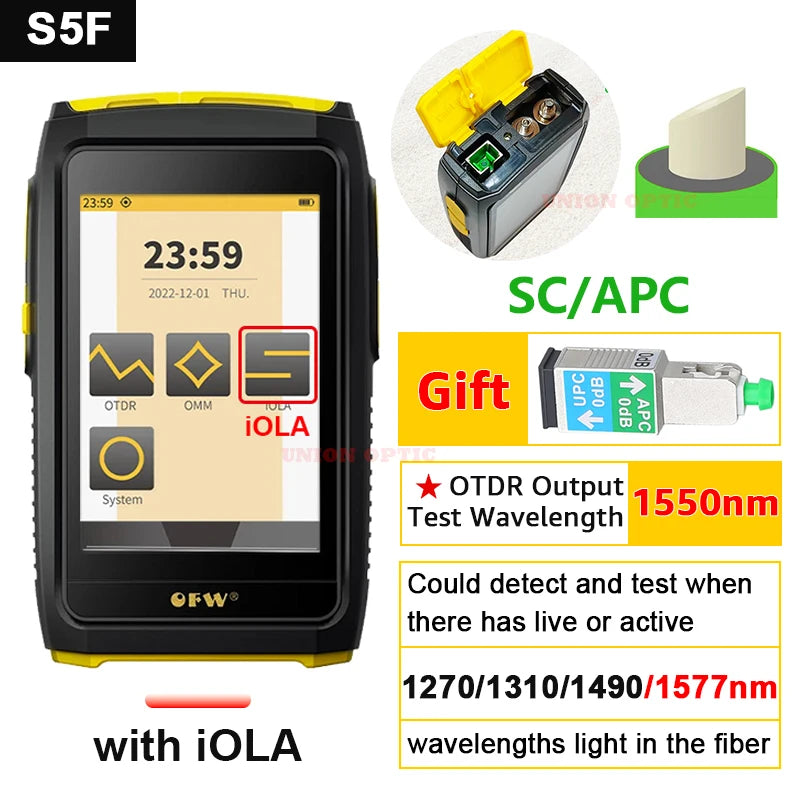 Mini Optical OTDR 1550nm 20dB Fibre Tester with iOLA