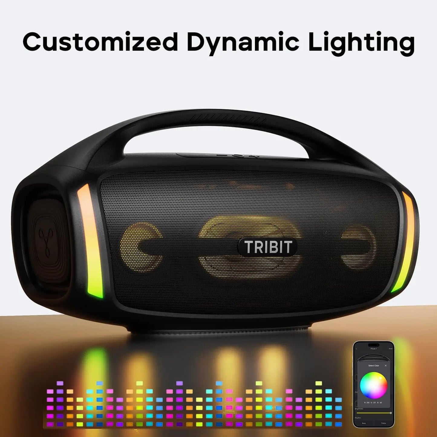 Waterproof Party Speaker 200W Bass 30H Playtime