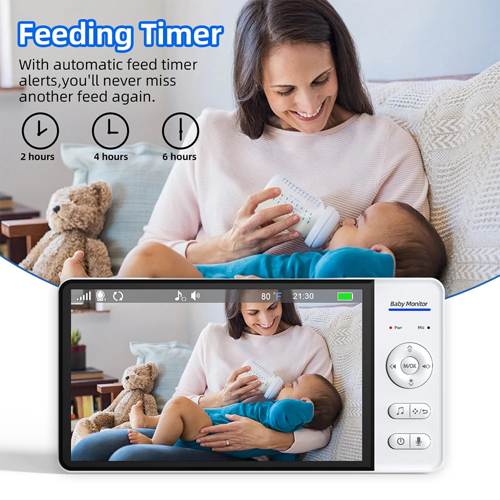 7 Inch Wireless Baby Monitor with Two Way Night Vision