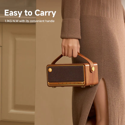 Brown Wireless Bluetooth Speaker 40 Watt Portable Sound