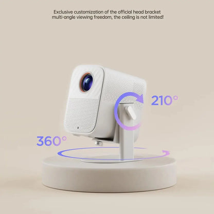 Smart 1080P Mini Projector WiFi Android Auto Keystone