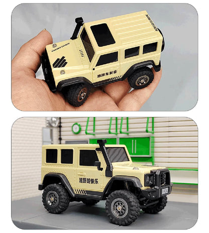 Mini RC 4WD Crawler Car with Remote Control Desert Yellow