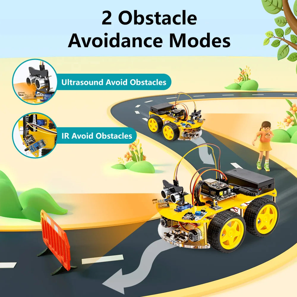 Smart WiFi Robot Car Coding Project Kit