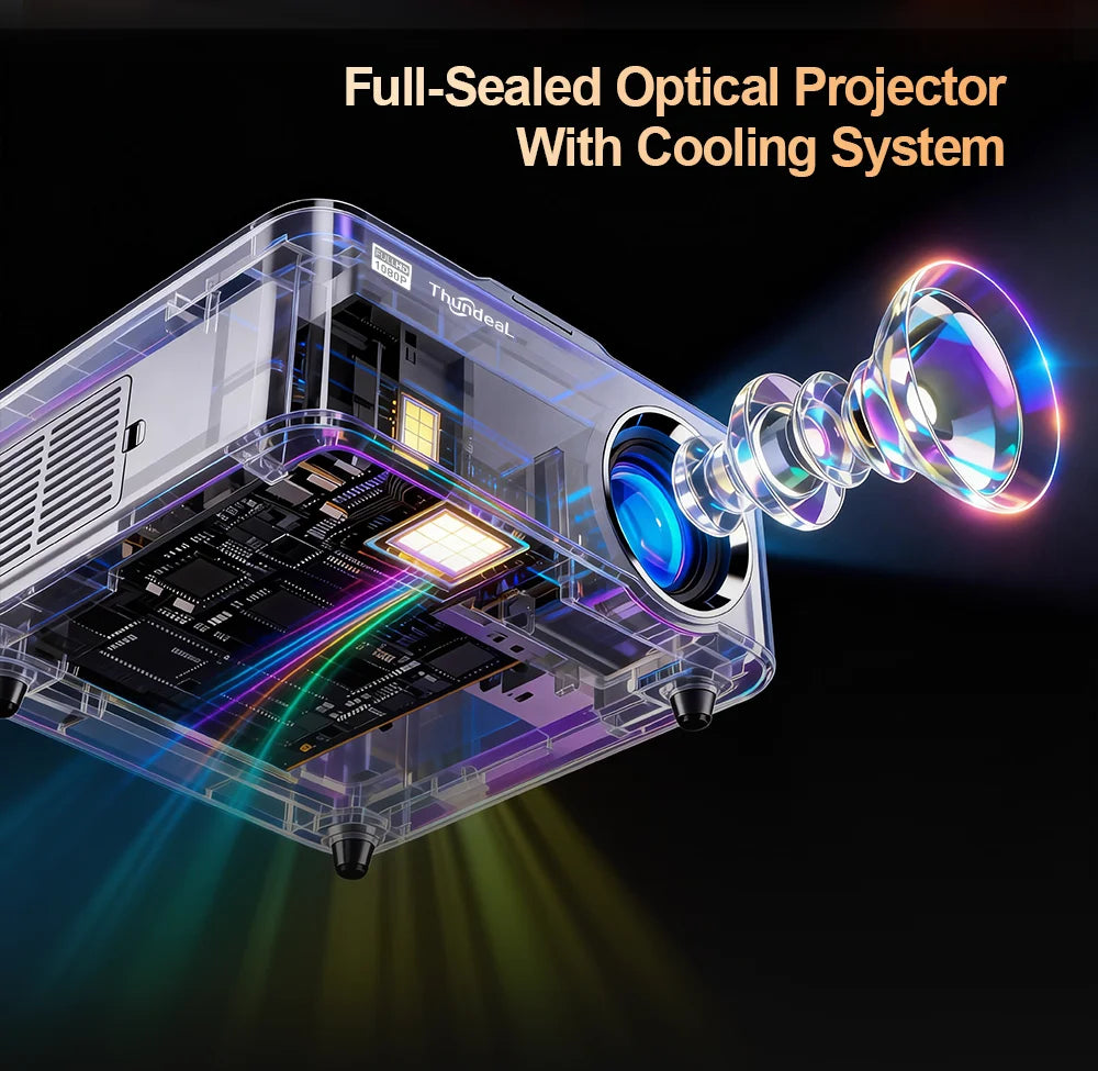 Portable 4K 1080p Android Mini Home Theatre Projector