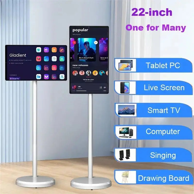 22 Inch Android Touch Screen Smart Display with Floor Stand