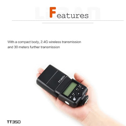 TTL Camera Flash HSS 1/8000s 2.4G Wireless GN36