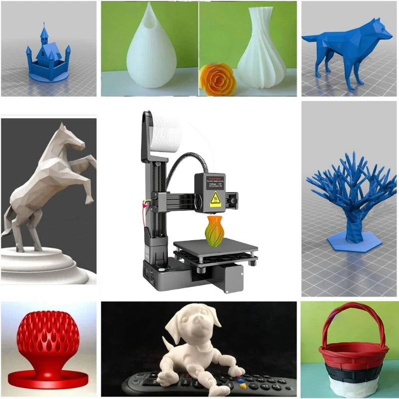 K10 Mini 3D Printer Lightweight Quiet Automatic Slicing