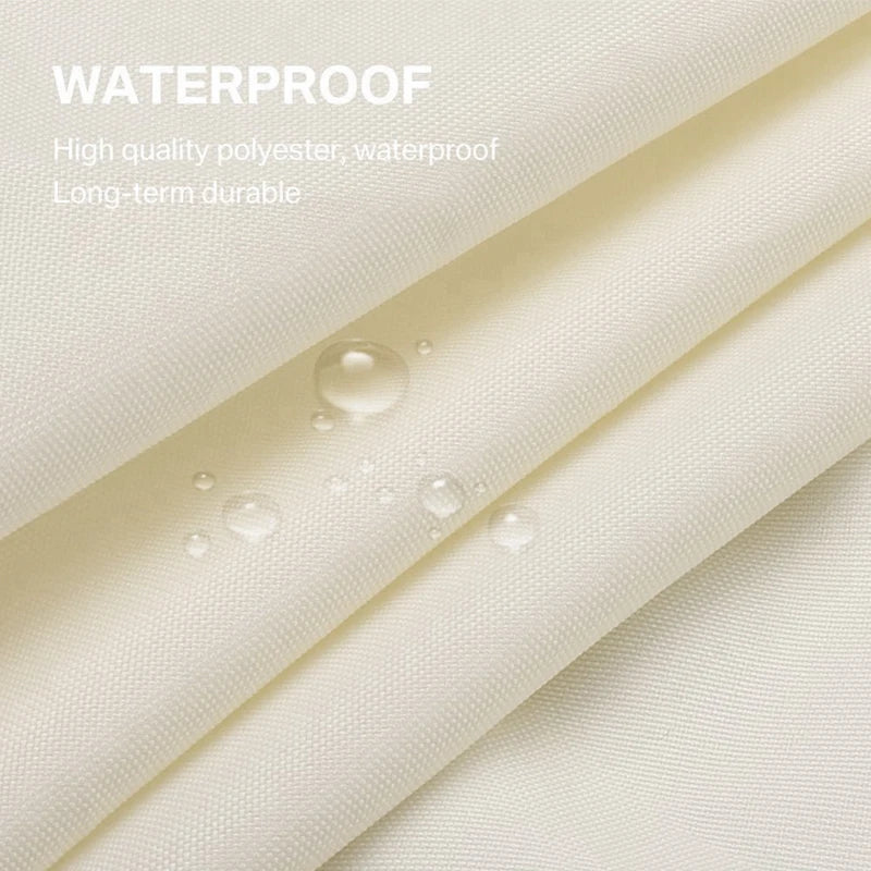 Coffee 3x5m Foldable Wave Pergola Shade Sail Set