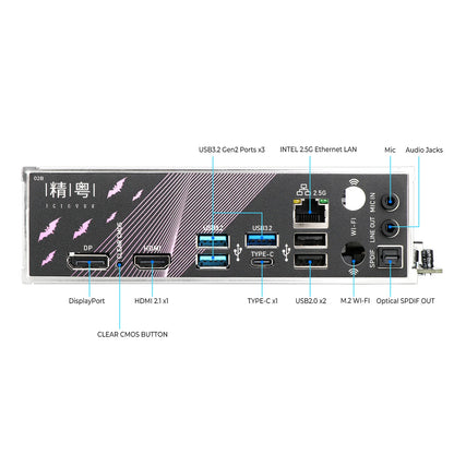 B650i AM5 Gaming Motherboard with Dual Channel DDR5 Support