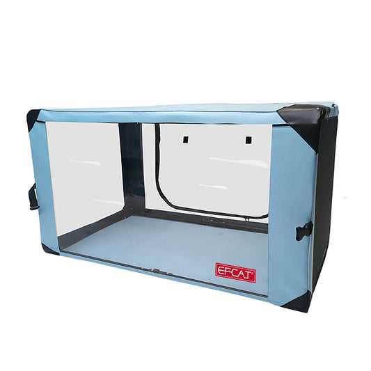 Professional Refreshing Blue Cat Competition Cage Foldable Design