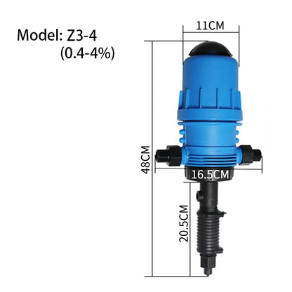 PVC Fertilizer Injector Automatic Livestock Dosing Pump