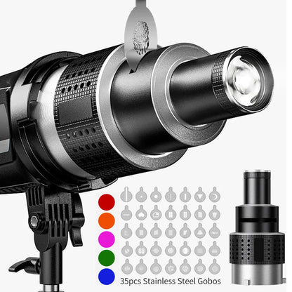 Bowens Mount Flash Snoot with Conical Lens Kit