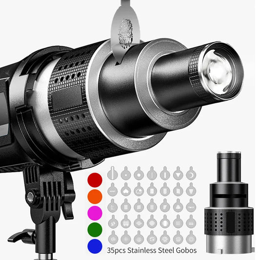Bowens Mount Flash Snoot with Conical Lens Kit
