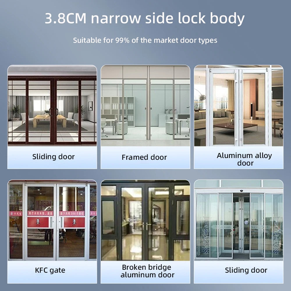 Waterproof Bluetooth Door Lock Fingerprint & Password Access