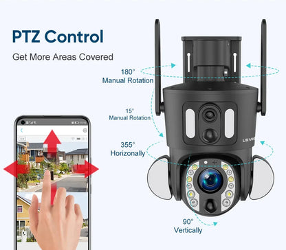 WiFi 20X Zoom 8MP Outdoor PTZ Security Camera