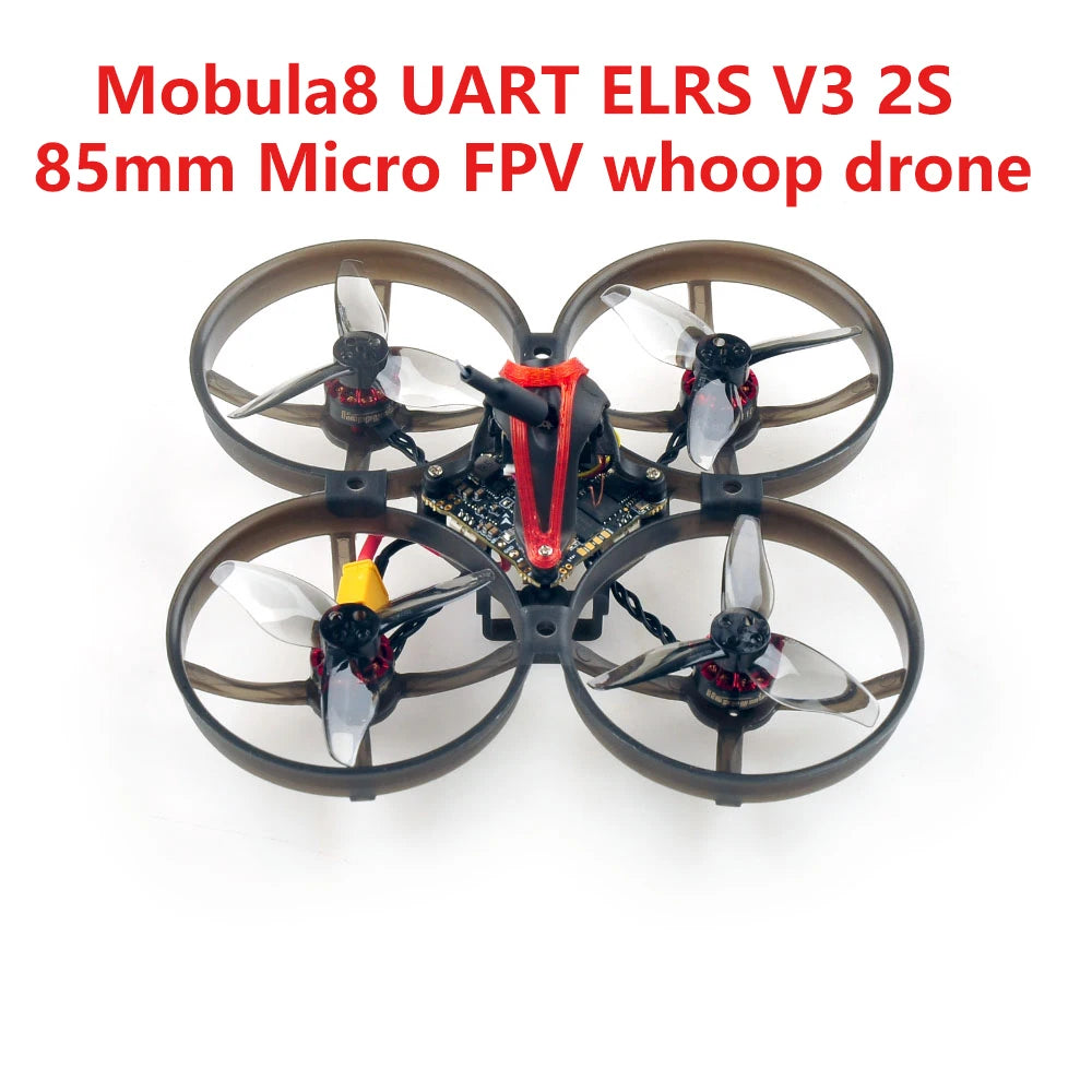 Compact Mobula8 FPV Quadcopter with X14 Controller