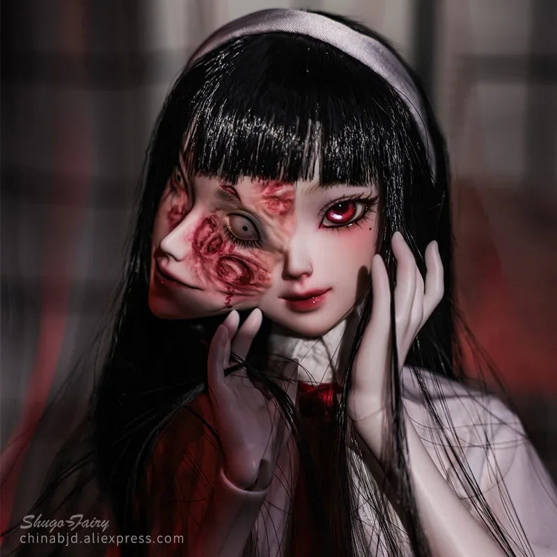 Slim Waist White Skin Doll Painted Face