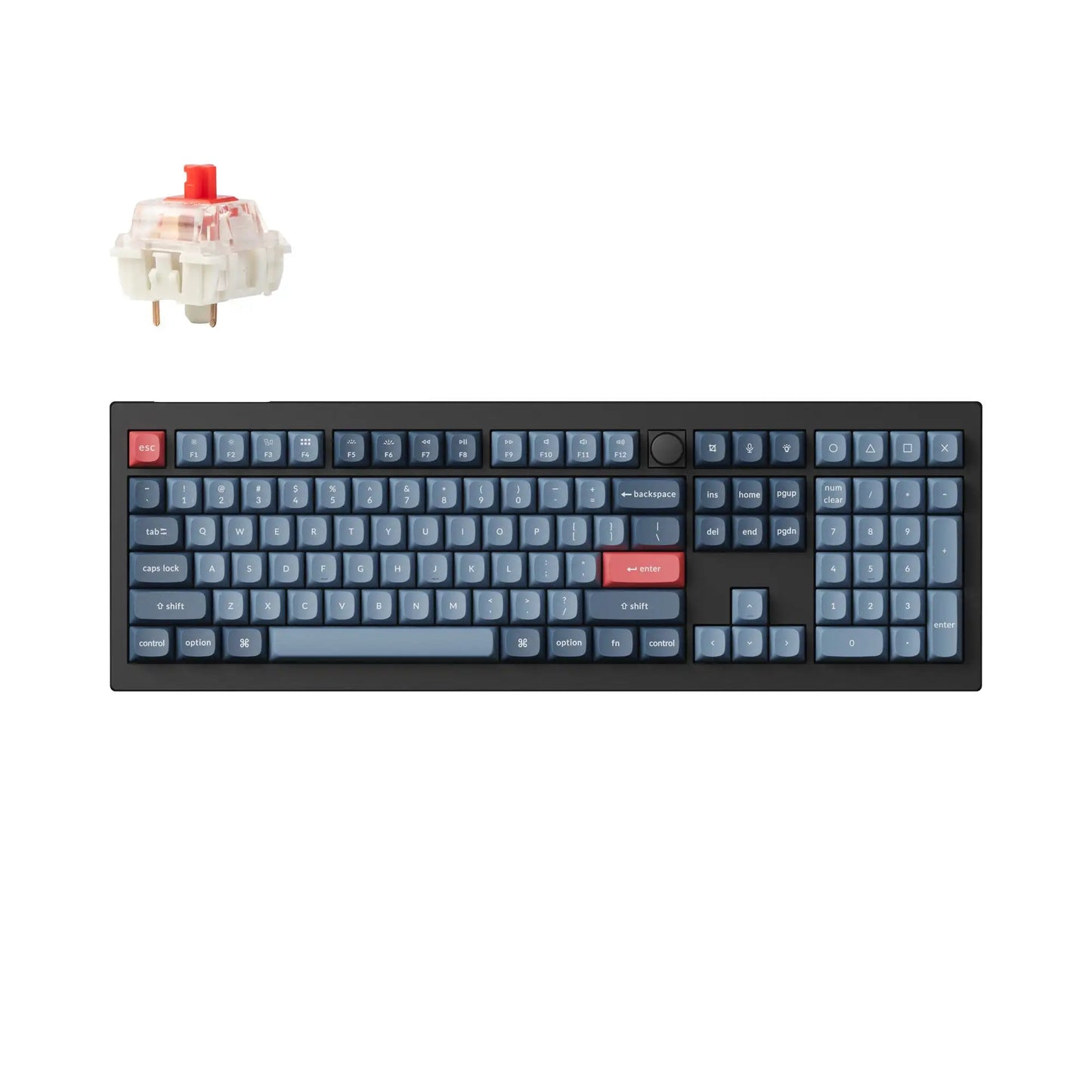 Wireless Mechanical Keyboard with Gateron Jupiter Switches