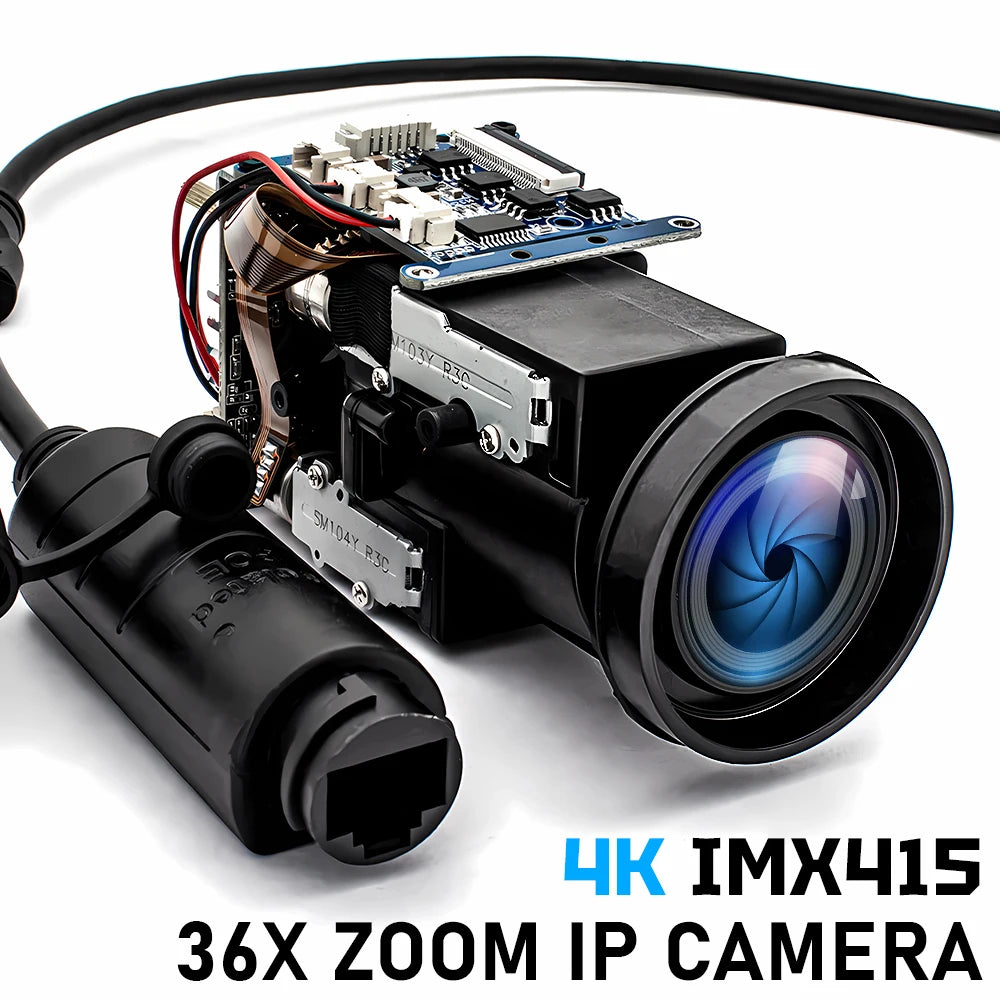 8MP DC12V 36X Zoom 4K IP Camera Module