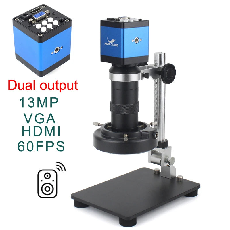 48MP 4K Digital Microscope Camera with 130x Zoom