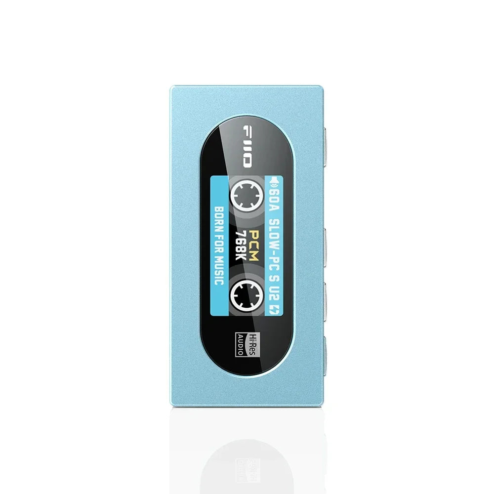 Portable USB DAC AMP Headphone Amplifier Hi Res Audio Blue