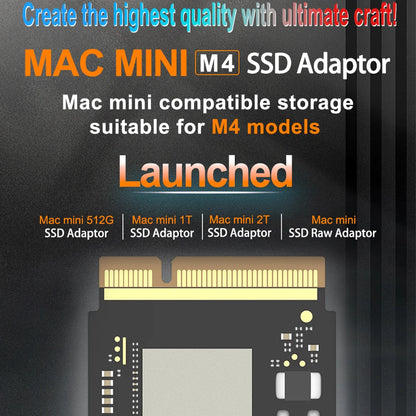 High-Capacity 2TB Internal SSD for Mac Mini M4